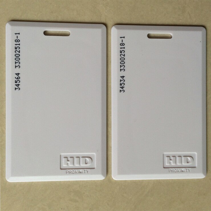 125 Khz Hid Smart Card H Id 1326 Prox Ii Clamshell Keycards 26 Bit Herschrijfbare Rfid Proximity H-ID Dikke Kaart