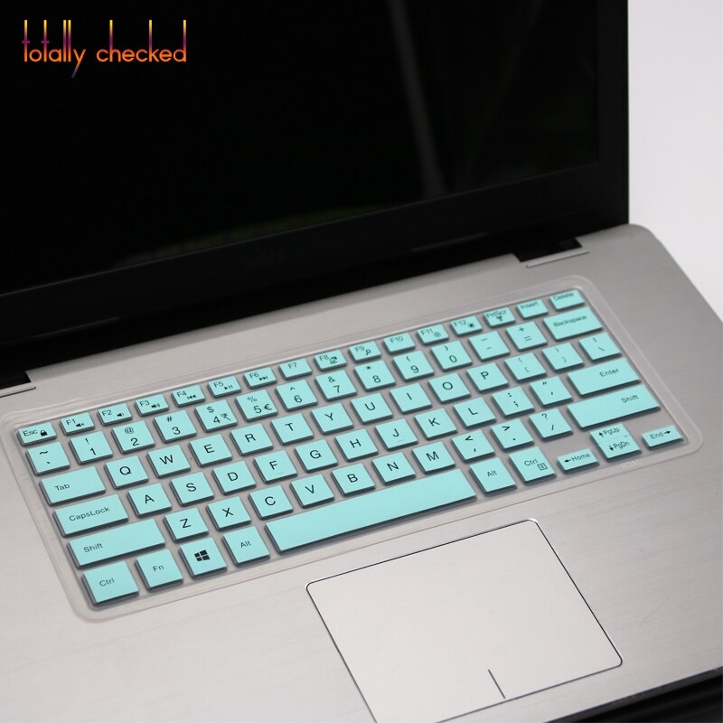 For Dell XPS 15 9570 9550 9560 7590 Inspiron 5000 5482 5481 Inspiron 15-5568 5579 7568 7567 7579 laptop keyboard cover skin: whiteblue