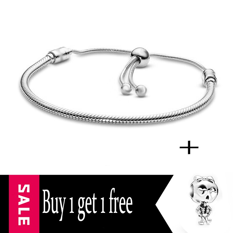 Nuovi Regali Di Natale del Braccialetto di Fascino per Gli Uomini E Le Donne Con Regolabile In Argento-placcato I Braccialetti, di marca Del Braccialetto di Gioielli Per Bambini: 925-4