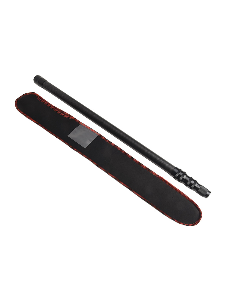 ABS Plastic Koolstofvezel MM Roestvrijstalen connector Eén hand of tweehandig Intrekbare paal Staartdiameter Stabiel