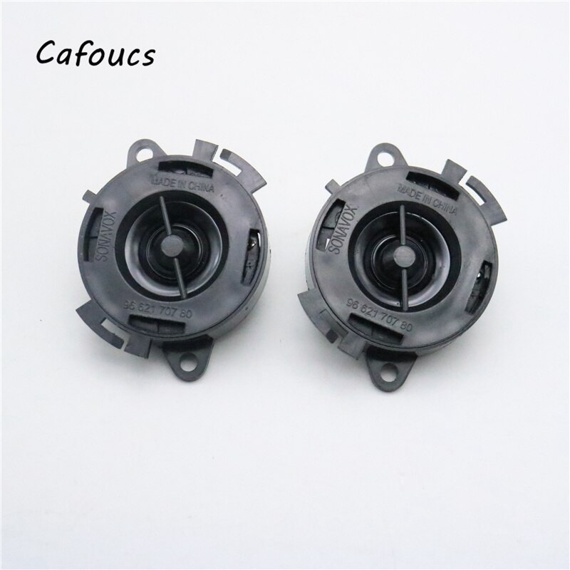 Cafoucs – Tweeter et haut-parleur pour voiture, accessoires pour citroën C3, C4, C8, Peugeot 206, 406, 307, 308, 408, 3008, 508, 407, 301: 2pcs speaker