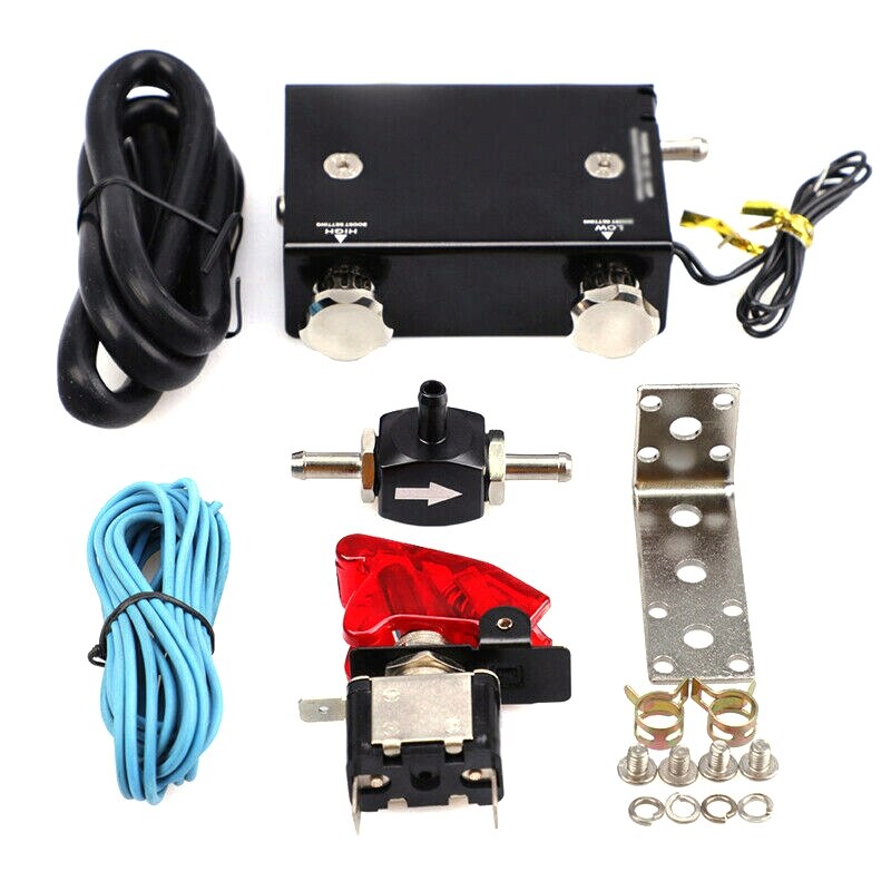 Dual Stage Electronic Turbo Boost Controller PSI Turbocharger with Switch Vehicle