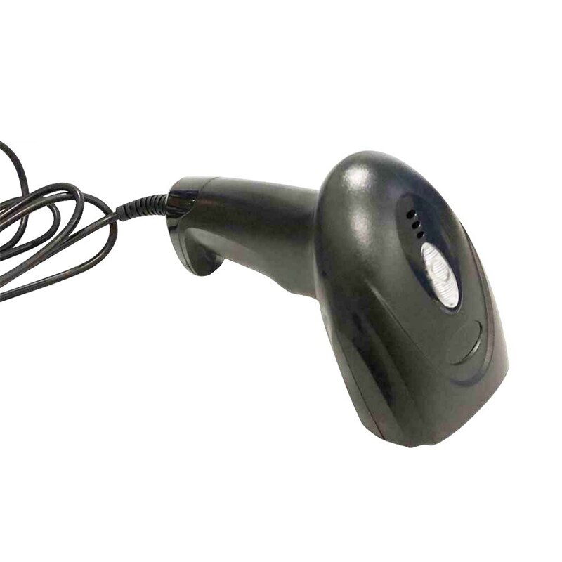 1D Barcode Scanner Wired Barcode Scanner-Gun Fit for Paper Cell Phone Sn Wechat Alipay Barcode