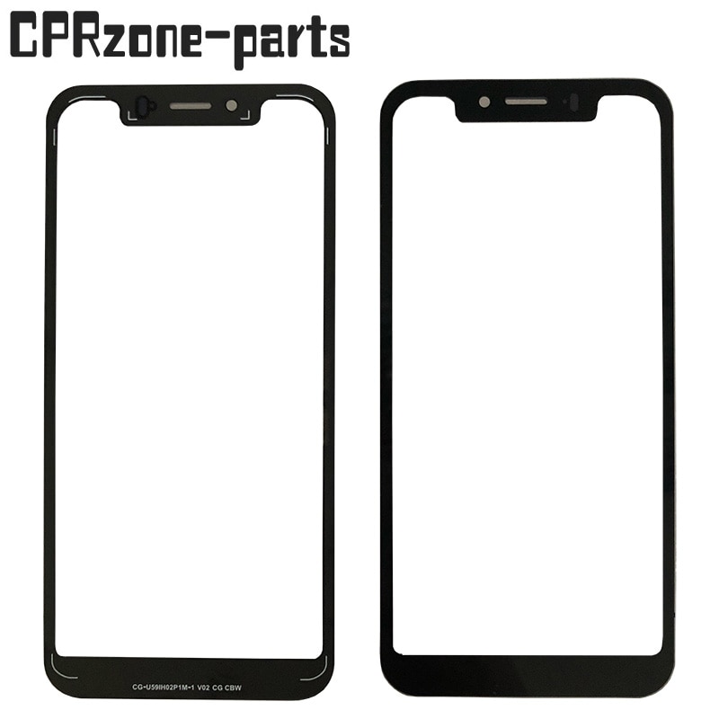 5.85 "Zwart Voor Ulefone Armor 5 Armor5 Front Outer Touch Glas Lens Panel