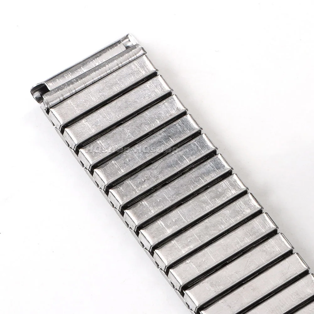 Banda de acero inoxidable 12mm 14mm 16mm 18mm 20mm 22mm correa elástica correas de reloj de Metal pulsera de repuesto pulsera Universal