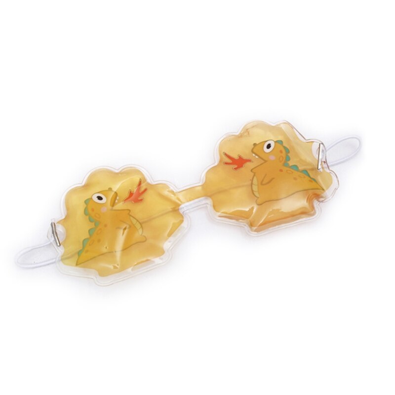 1PC kalt Kühlung Gel Auge Maske entspannend Eis Pack Goggle Augen Startseite Schutz Schlafen: kleine Dinosaurier seri