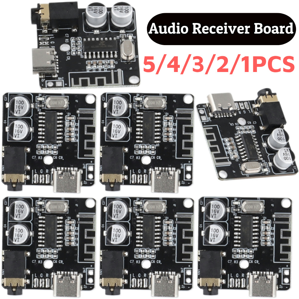 5-1 Stück Audio--Empfänger platine Bluetooth-kompatibel 5,0 3,7-5V MP3 verlustfreie Decoder-Karte drahtloses Stereo-Musik modul für DIY