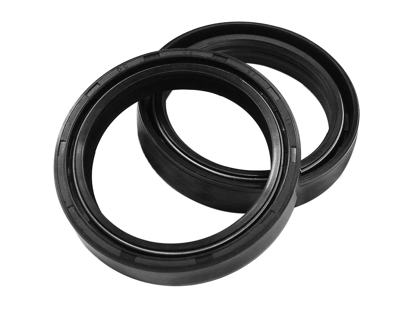 Voorvork Olie Stofafdichting Voorvork Oliekeerringen: Voorvork Olie Stofafdichtingsset 41x53x8 10,5 Mm Fluorrubber Vervanging voor XVS650 V Star YZF‑600R Zadels en Accessoires