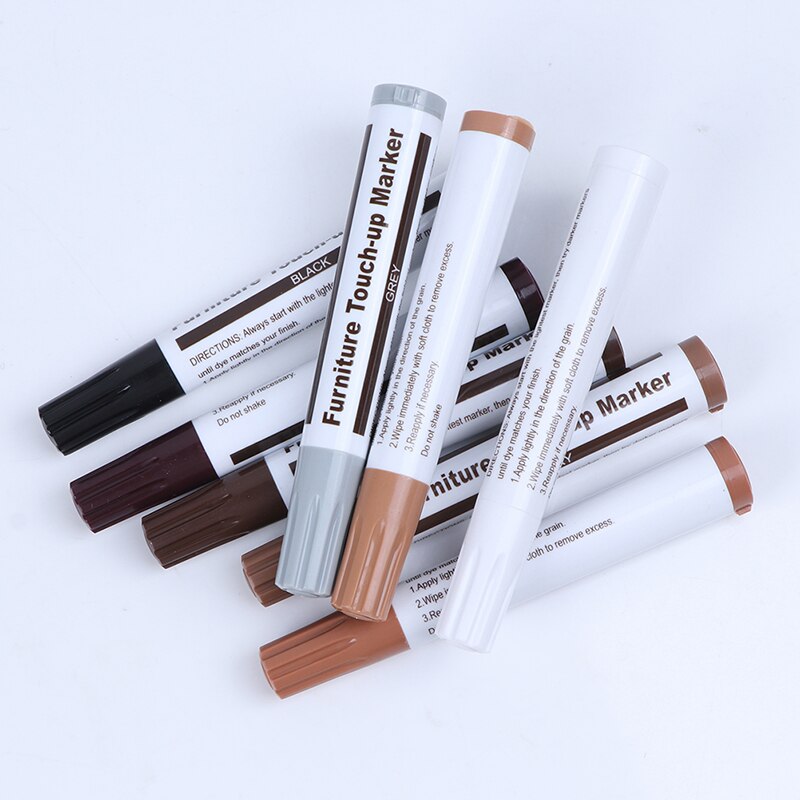 1pc Furniture Repair Pen Markers Scratch Filler Paint Remover For Wooden Cabinet Floor Tables Chairs