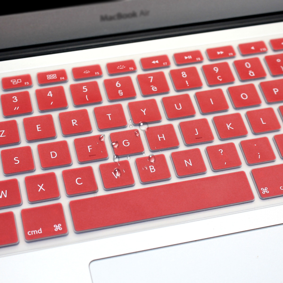 Rygou ranskalainen uk/eu clavier azerty silikoninäppäimistön kuori macbook prolle 13 " 15 " 17 " air 13 tuuman suojakalvo näppäimistölle