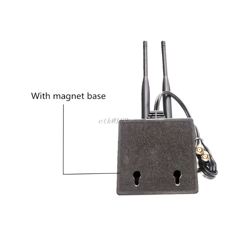 5G Dual Band WiFi Antenna High Gain 6DBi Omni Directional RP-SMA Plug Connector with Magnetic Base for Wireless Router