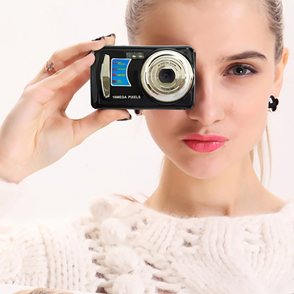 2.4HD Bildschirm Digital Kamera 16MP Anti-Schütteln Gesicht Erkennung Camcorder Blank 2,4 "TFT LCD 8x Digital Zoom Eingebaute 8G Speicher Karte