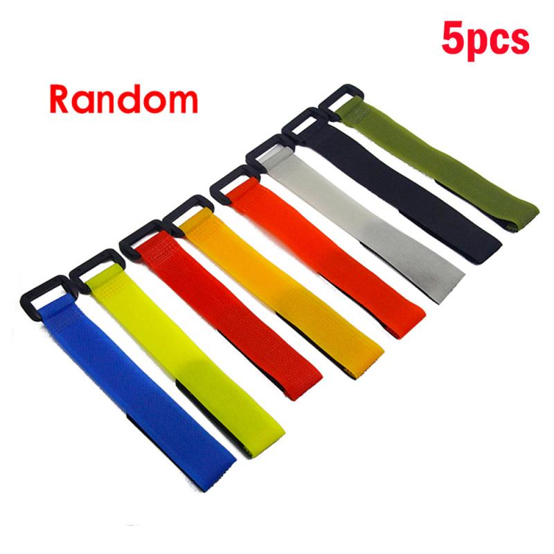 10 pièces réutilisable canne à pêche cravate sangle de maintien bretelles attache crochet boucle liens canne à pêche sangle cravates en plein air pêche Gadget: 5pc Random