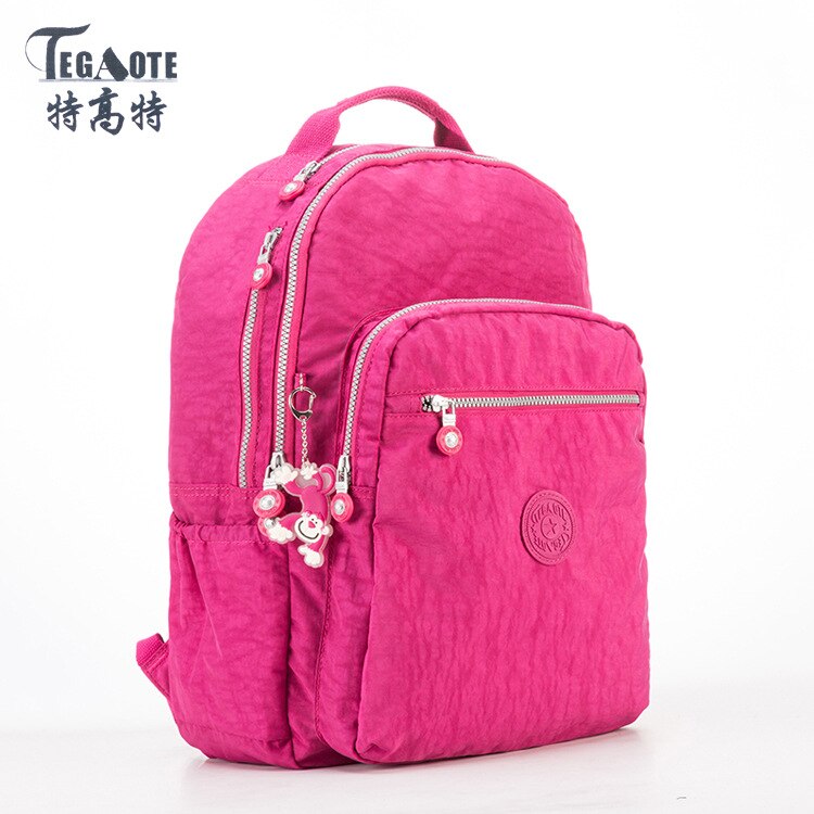 TEGAOTE Women Backpack for Teenage Girls Nylon Backpacks Mochila Feminina Female Travel Bagpack Schoolbag Sac A Dos: 5