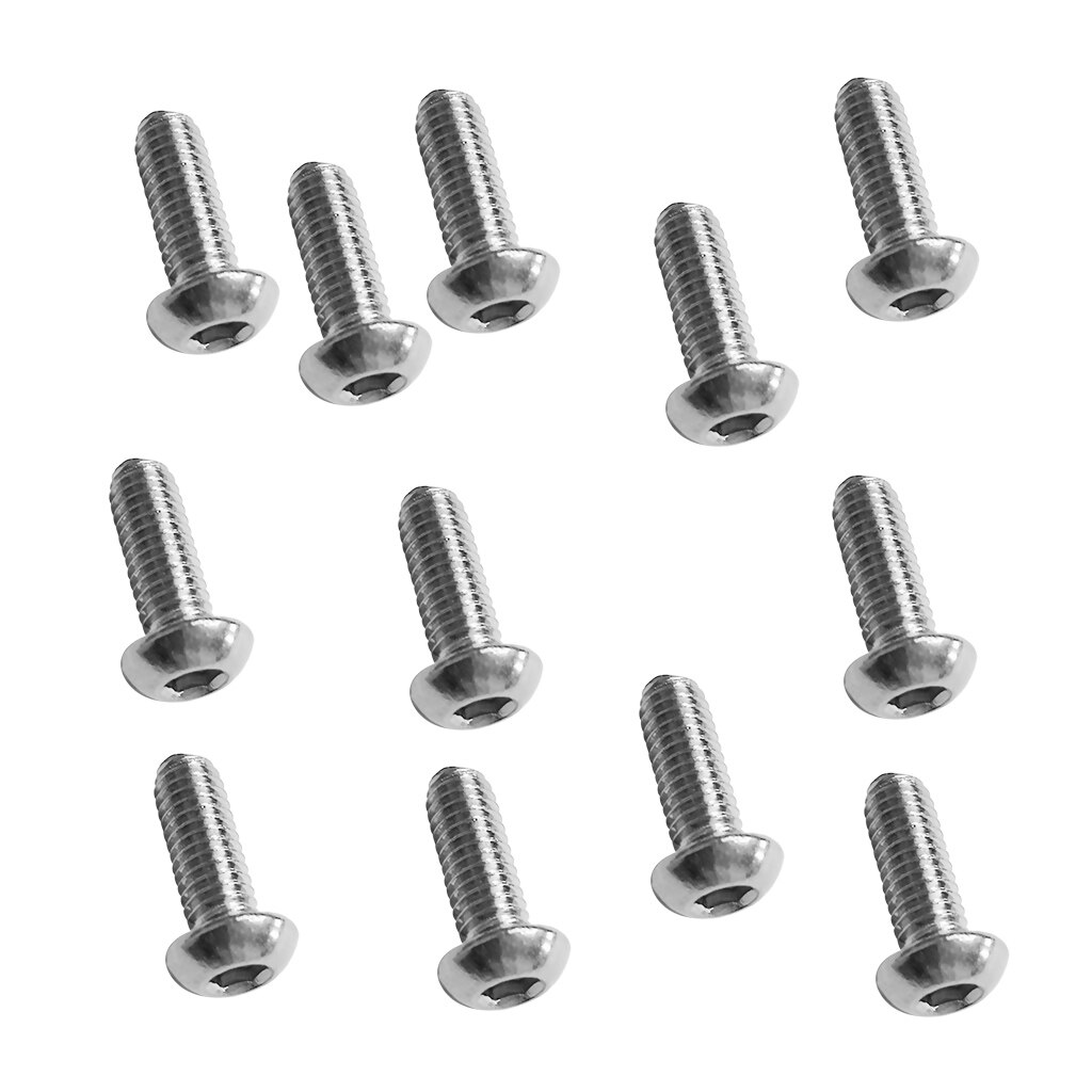 12 Pieces M6 Stainless Steel Hex Socket Cap Screw Kayak Allen Key Bolts