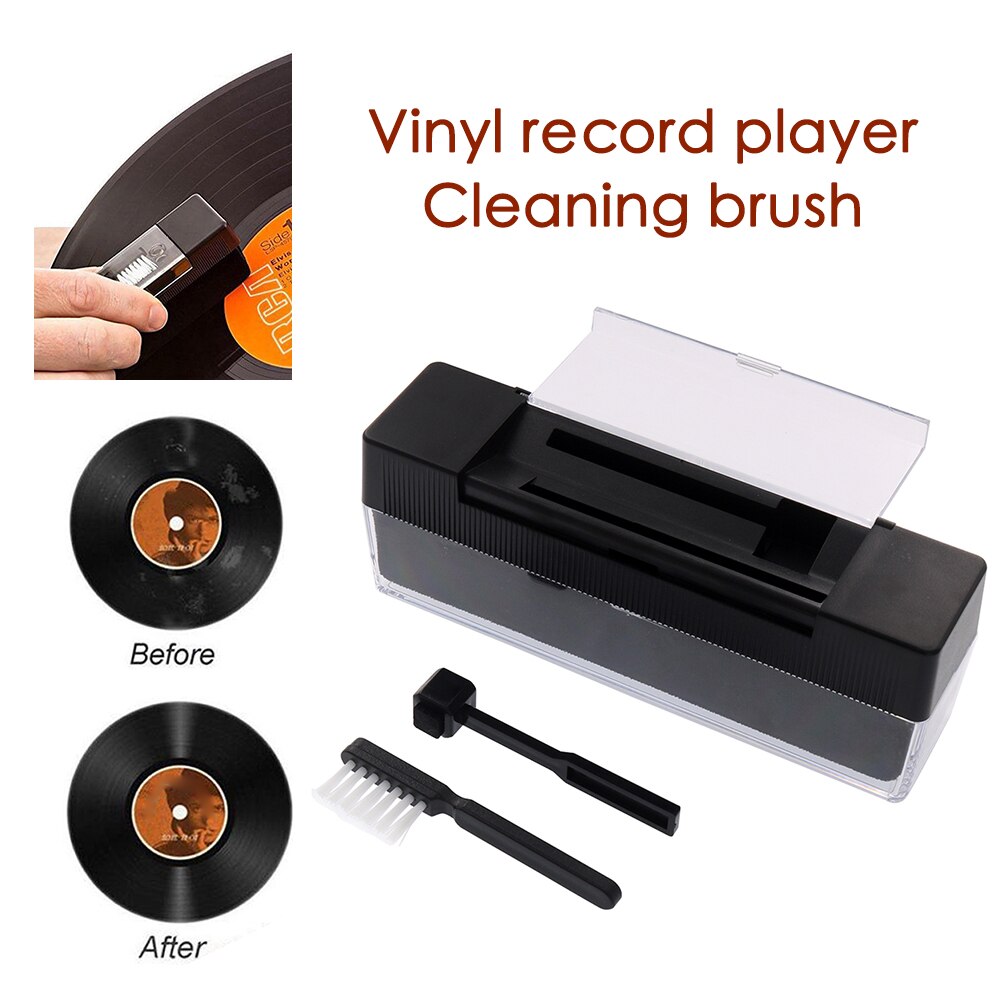 3pcs Vinyl Record Cleaner Anti Static Cleaning Brush Dust Remover Kits for Turntables for vinyl record, VCD, DVD