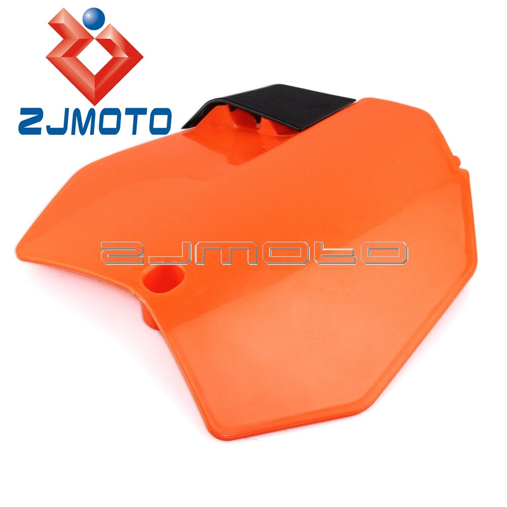 Dirt Bike Orange Plastic Front Name Number Plate For 350 SX-F 250 SX-F 250 SX Number Plate Motocross Enduro