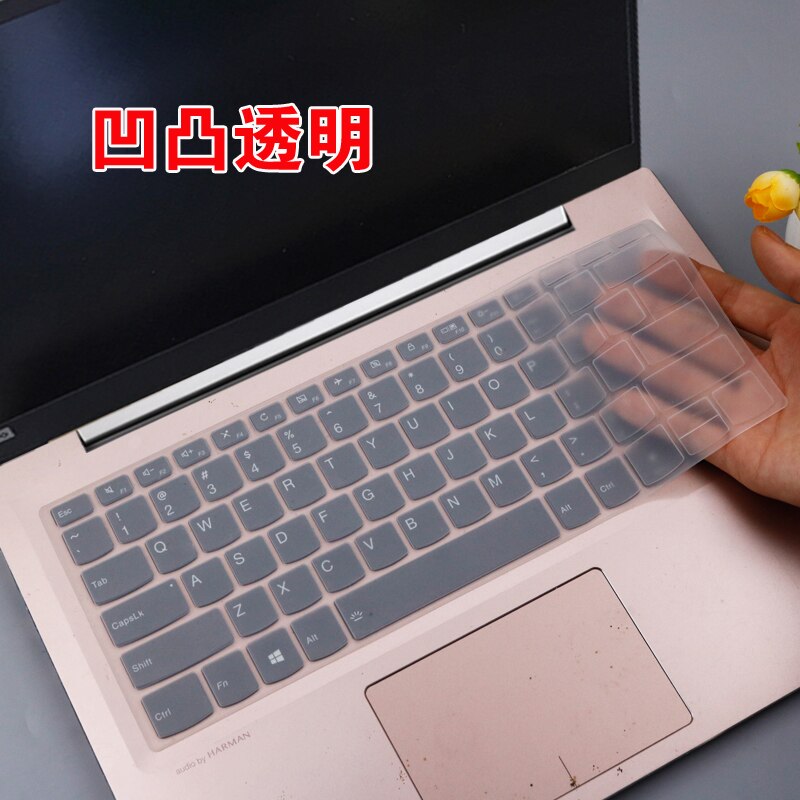 For Lenovo yoga 6 13ARE05 / YOGA 650 / YOGA 6 13.3 2-in-1 laptop Silicone Laptop Keyboard Cover Skin Protector: Clear