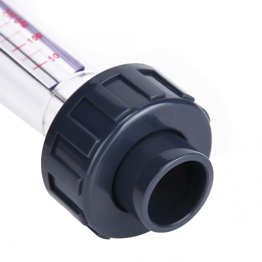 LZS-20D medidor de flujo 40-400LPH, tubo de plástico de alta precisión, rotámetro medidor de flujo de agua líquida, medidor de prueba de agua