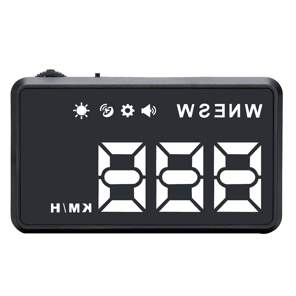 H1 HUD Head-Up Display Car-styling Hud Display Overspeed Warning Windshield Projector Alarm System Universal Auto