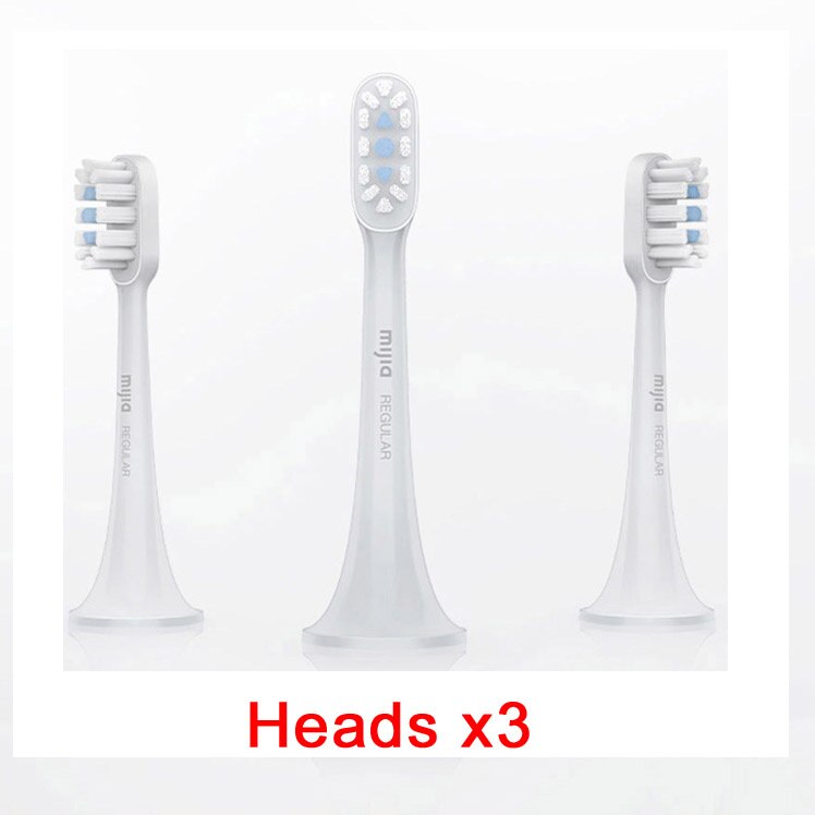 Xiaomi-cepillo de dientes eléctrico mijia T500, dispositivo dental sónico con vibración magnética de alta frecuencia, batería de larga duración, IPX7: Heads X3