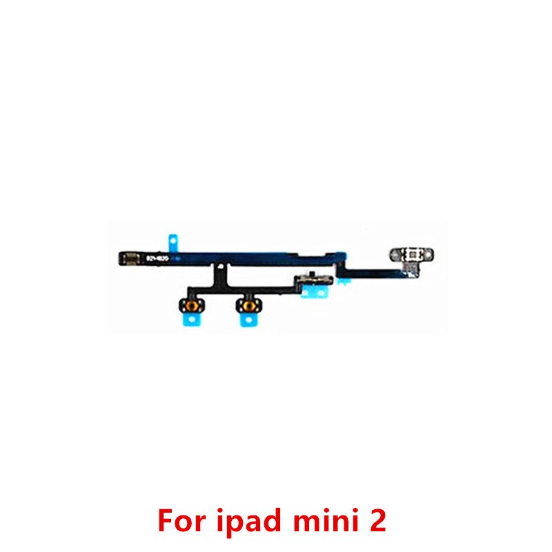 Stumm Schalter Volumen Power-Taste AUF OFF Band Schlüssel Flex Kabel Replacment Reparatur Teile für iPad Air mini 2 3 4 5: For ipad mini 2