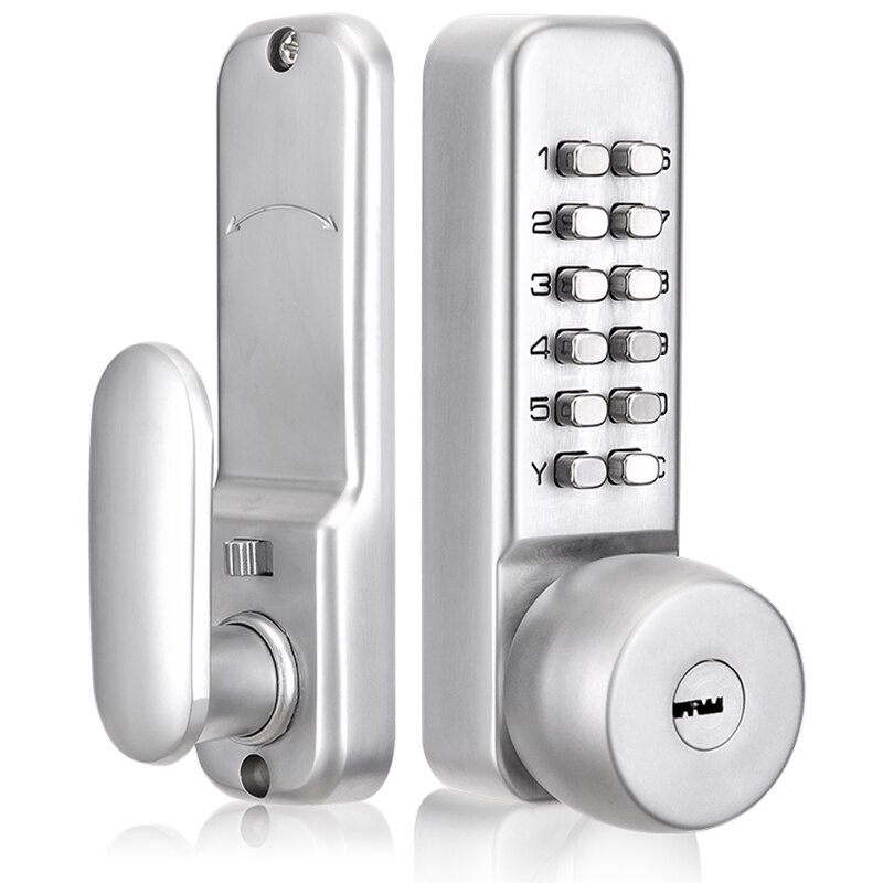 MOOL Mechanical Password Door Lock Home Office Room Door Lock Anti-Theft Door Password Key Dual-Use