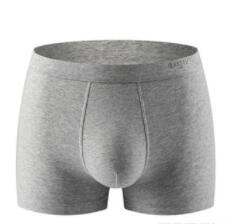 Xiaomi 3 pçs roupa interior masculina cor sólida boxershorts algodão plus size boxer masculino shorts respirável macio calcinha homem underpant: 3pcs grey L