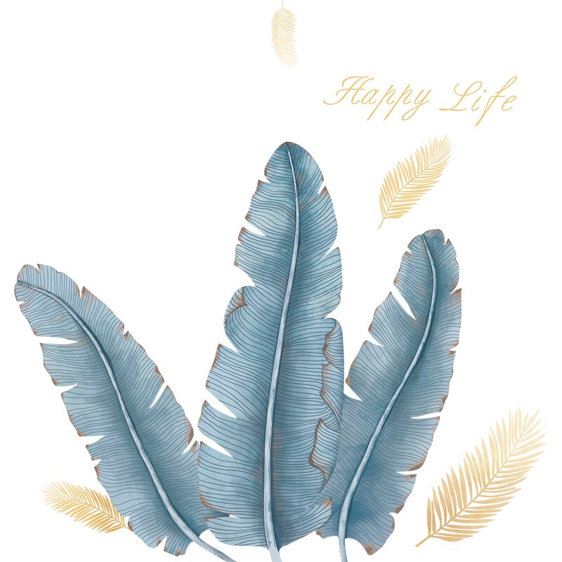 Banana Leaf Wall Stickers Banana Leaf Wall Stickers