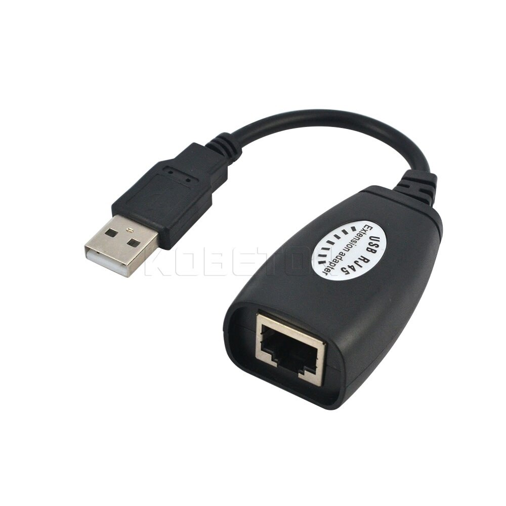 Kebidu 2 pcs USB 2.0 to Cat6 Cat5 Cat5e 6 Rj45 Cable RJ45 LAN Ethernet Network Extension Cable Adapter For PC RJ45 Patch Cord