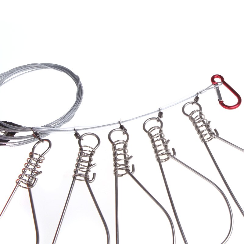 Fishing Lock Buckle Stainless Steel Live Fish Lock Belt Fishing Tackle