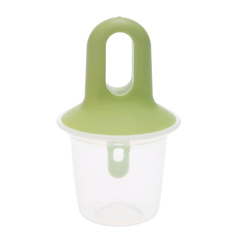 Bricolage bâtons Popsicle classique moule à crème glacée forme ronde plateau fabricant PP gel glace moule Lolly moule cuisine crème glacée cuire outils: Vert