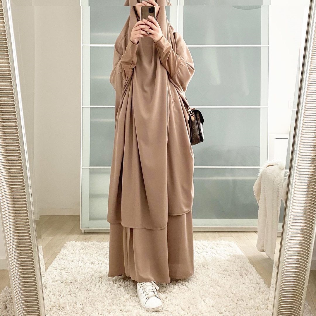 Ramadan eid muslimi rukous vaate mekko naiset abaya jilbab hijab pitkä khimar -kylpytakki abayas islam vaatteet niqab djellaba burka
