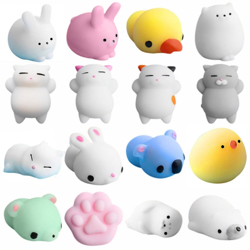 16pc Squishy Spielzeug Niedlichen Ebene Anti-betonen-Ball quetschen Mochi steigend Spielzeug Abreact Weichen Klebrigen Squishi betonen Linderung Spielzeug Lustige