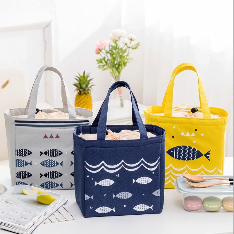 Tragbare Mittagessen Kühltasche Klapp Isolierung Picknick Eis Packung Lebensmittel Thermische Tasche Getränk Träger Isolierte Taschen Lebensmittel Tasche