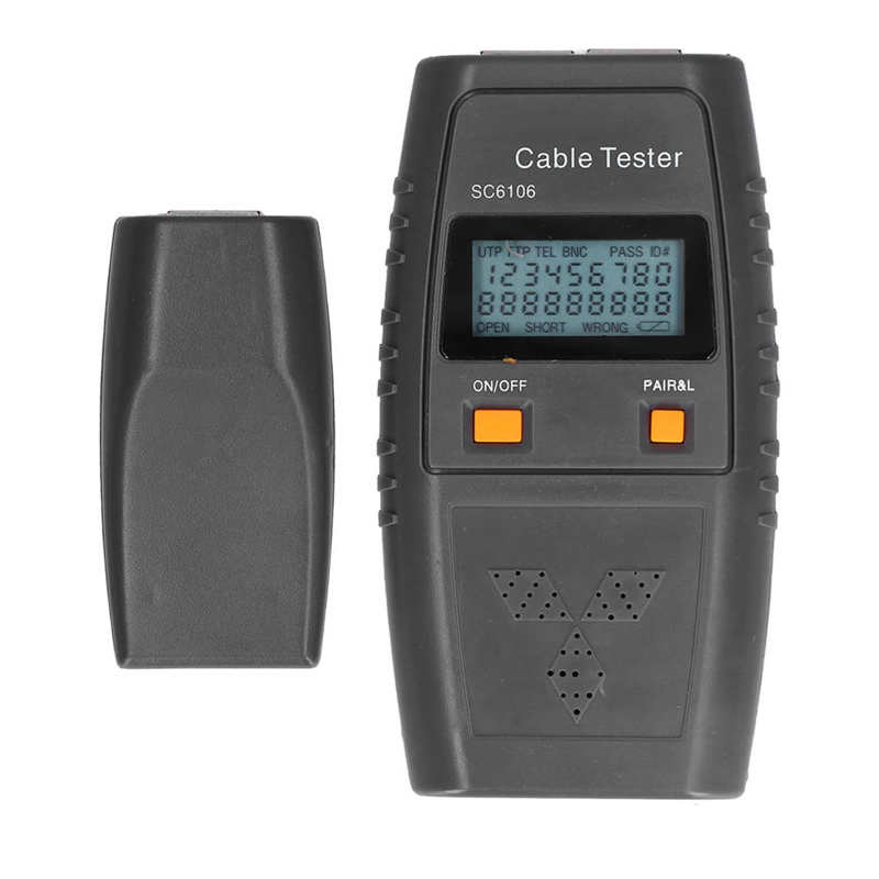 BNC Net Cable Tester Automatic Delayed Shutdown Remote Identification Audio Prompt Universal BNC Wire Tester