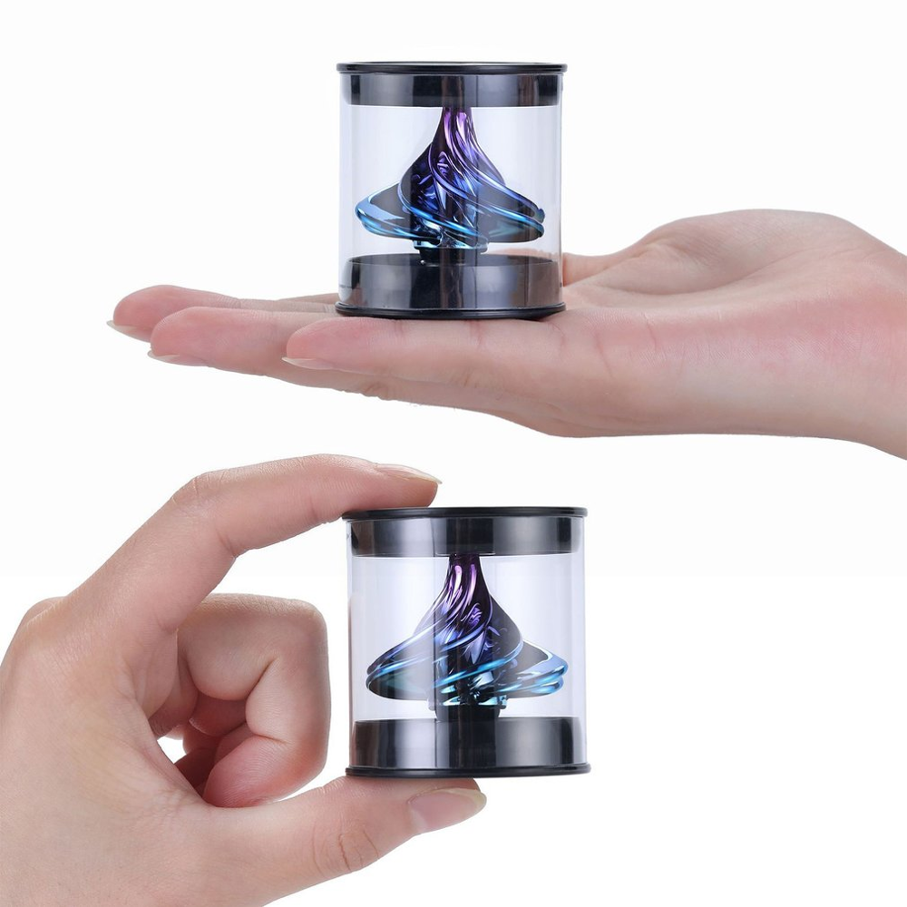 Gyroscope Air Aerodynamic Wind Gyroscope Blown Spin Silent Stress Relief Office Party Game Set Toys Win Spin Wind Fidget Spinner