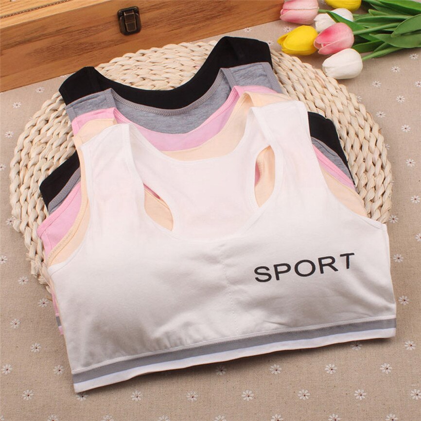 Intimo per bambina intimo reggiseno gilet intimo per bambini intimo sportivo abbigliamento periodo di sviluppo per bambini gilet intimo sportivo