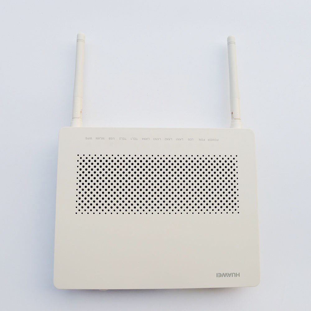 Second hand used 90% wireless Gpon Terminal HG8245H, class C+ ONU, 4 GE LAN and 2 voice ports English version