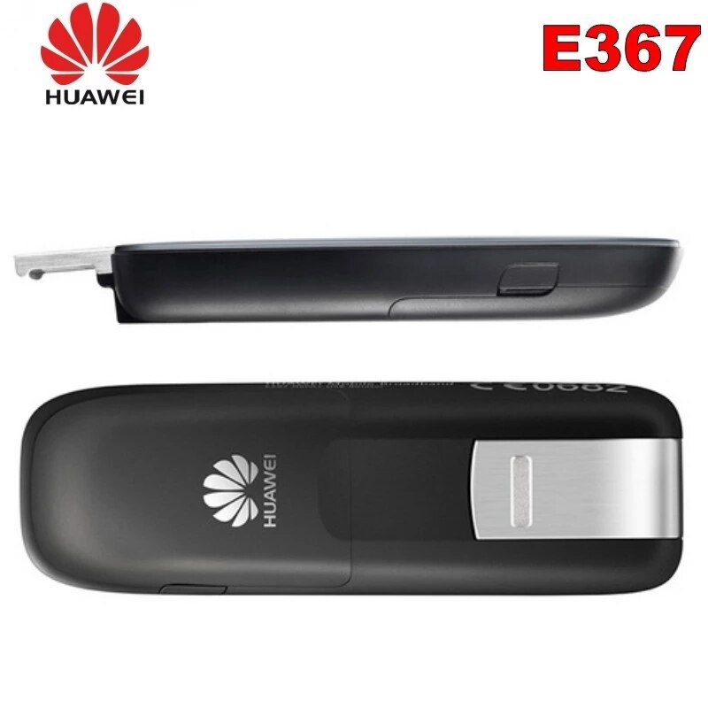 Huawei  e367 med antennedongel mobilt bredbånd hspa + 4g usb-modem 28.8 mbps til windows 7 os