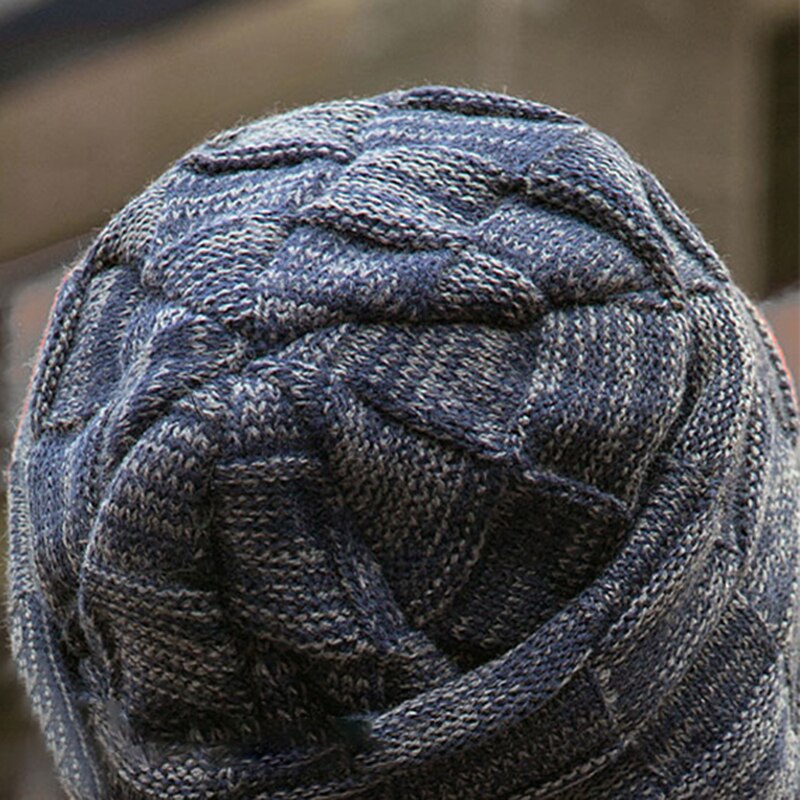 Vinter beanie cap tørklæde sæt varme strik hatte kraniet cap med tyk fleece foret vinter hat & tørklæde til børn børn