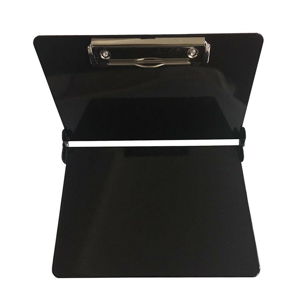 File Organizer Folding Stationery Clipboard School A4 Aluminium Alloy Portable supplies for school office accessories File fold: Black