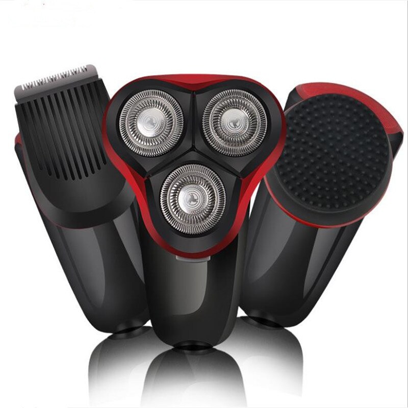 3D électrique baldhead rasoir rasoir lavable visage tondeuse homme Kit de toilettage crâne tondeuse auto rasé coupe de cheveux Balding rasage coupe