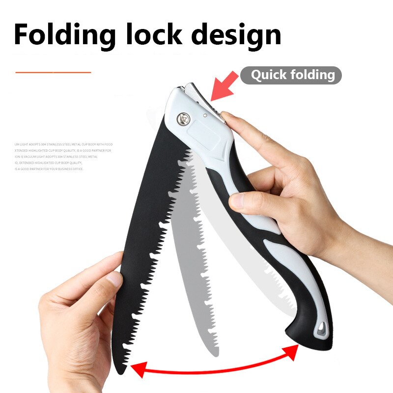 Woodworking Folding Saw 40/49/53CM Quick Folding Saw Woodworking Household Small Hand Saw SK5 Steel Handle Cutting Tool