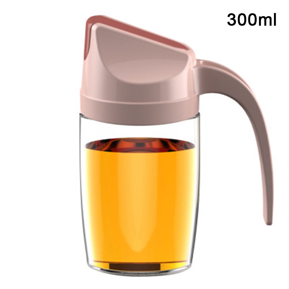 Automatisk åbning af glas oliekande køkken husholdningsplastik lækagesikker olietank sojasovs flaske eddike gryde  qp2: C 300ml