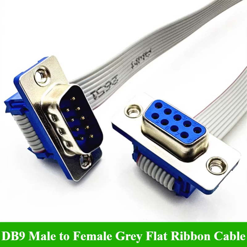 1/3/5Pcs/lot DB9 Male to Female Cable D-Sub serial port connector adapter RS232 COM Extension Cable wire length 0.5m 1m 2m 3m 5m