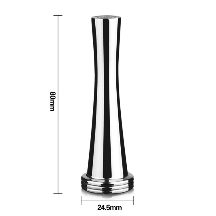 Stainless steel coffee capsules espresso capsules reusable Nespresso stainless steel coffee filter powder press: 24.5mm Compactor