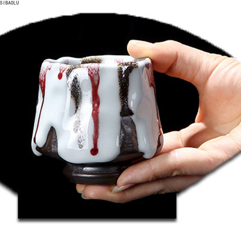 Criativo copo de chá cerâmica viagem copo mudança forno cerâmica casa teacup drinkware copos de café