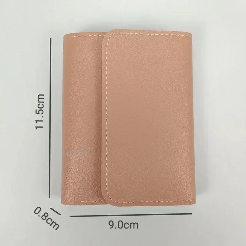 Cute Wallets for Women Small Hasp Girl Credit Card Holder for PU Leather Coin Purse Female Wallet Short Purses for Women