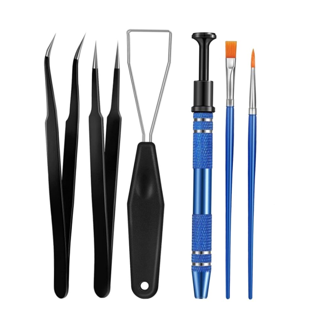 Electronic Component Grabber IC Chip Metal Grabber Claw Pickup Holder 4 Claw Electronic Catcher for Kailh Gateron Cherry